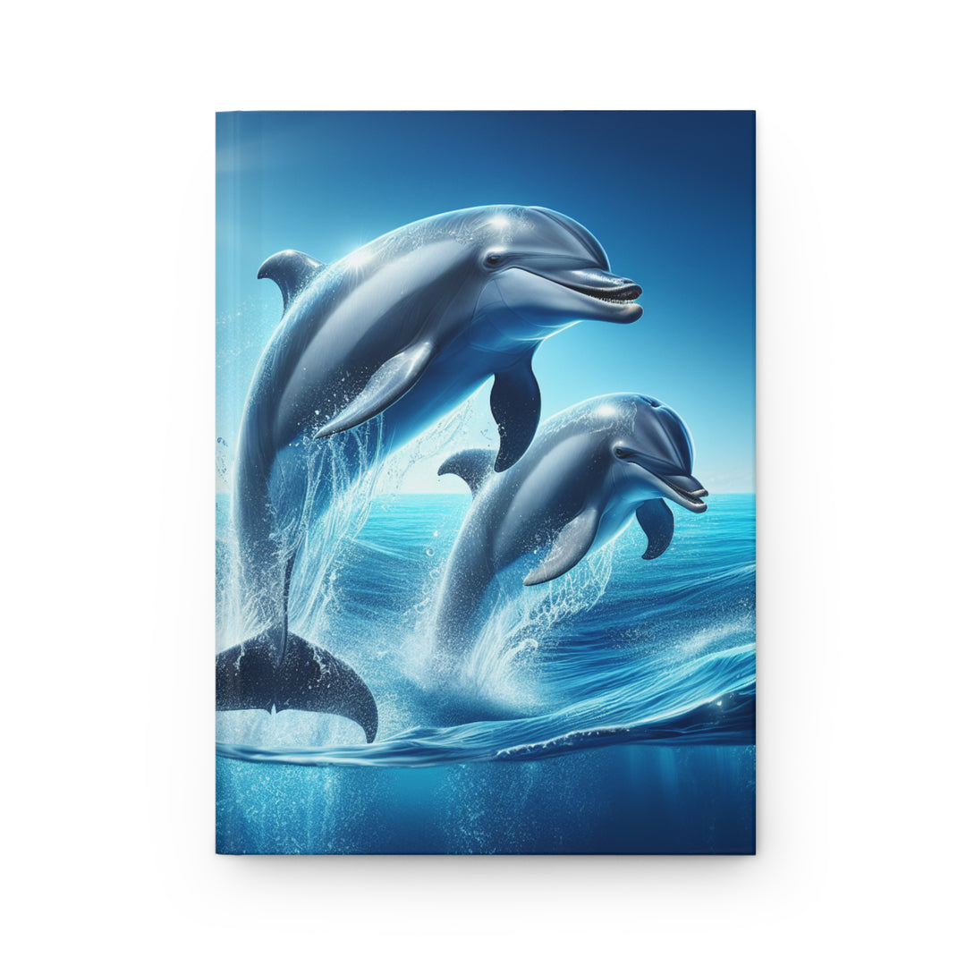 Dolphin Sea Life Hardcover Journal - Perfect Gift for Ocean Lovers