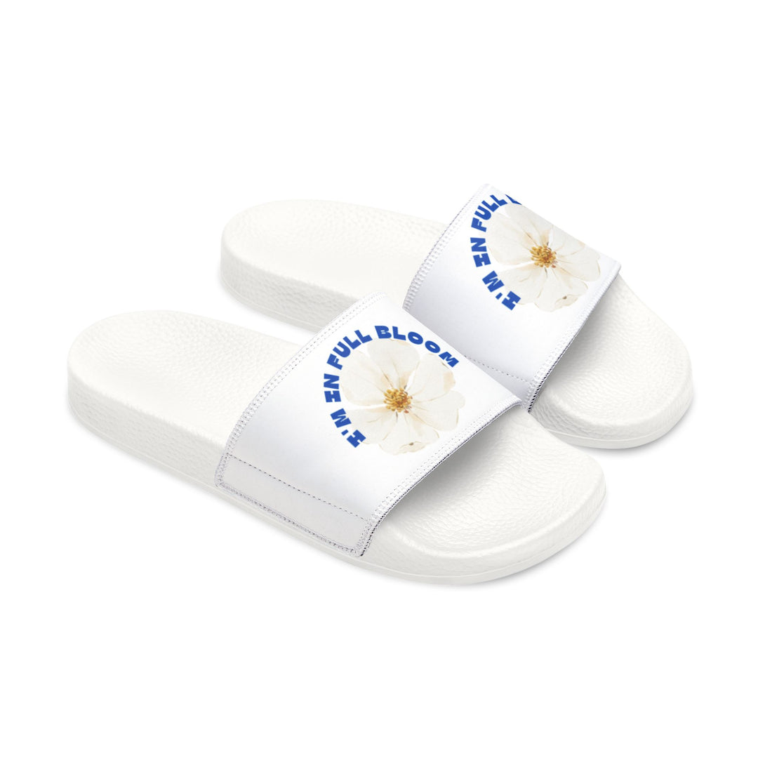 Floral Women's Slide Sandals - "In Full Bloom"
