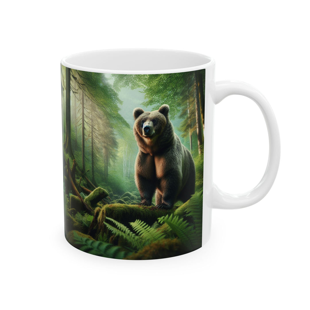 Bear Forest Ceramic Mug - Nature Lover's Drinkware