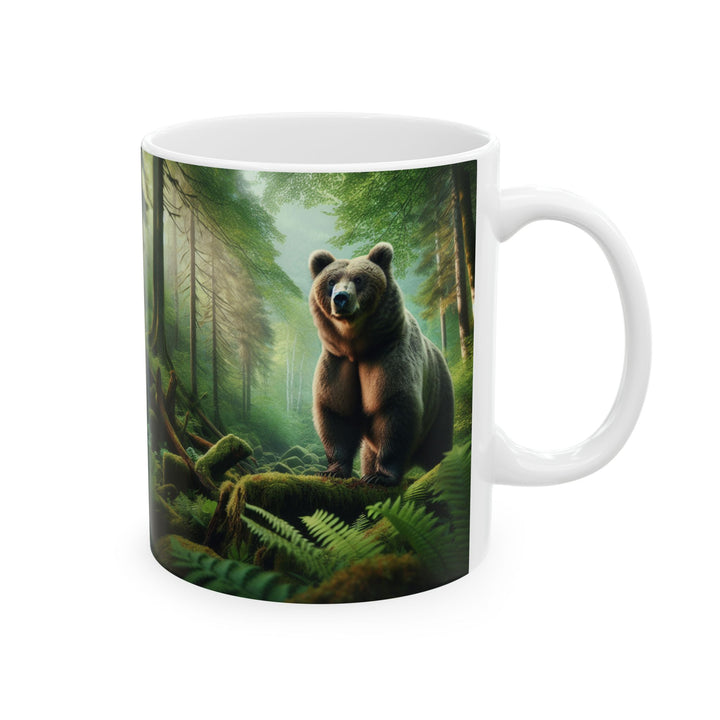Bear Forest Ceramic Mug - Nature Lover's Drinkware