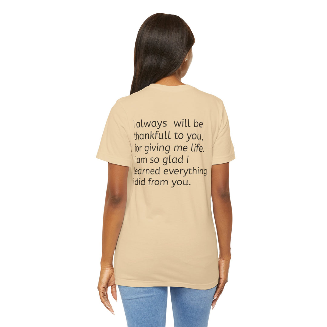 Love You Mom Short Sleeve Tee - Thankful Gift for Mother's Day
