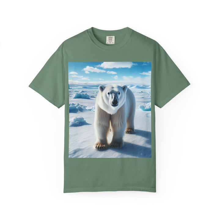 Polar Bear Graphic Unisex Garment-Dyed T-Shirt