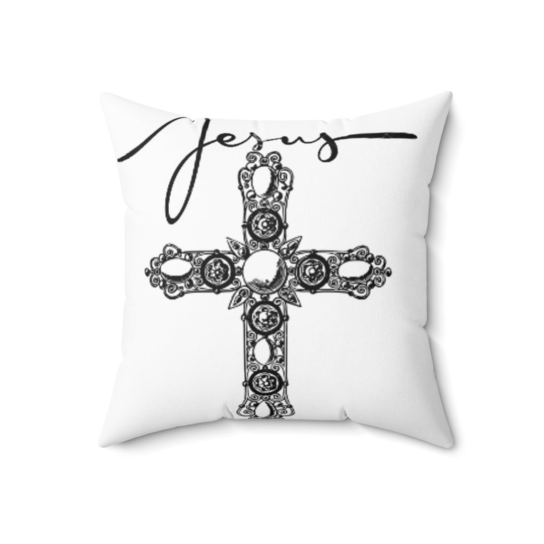 Spun Polyester Square Pillow