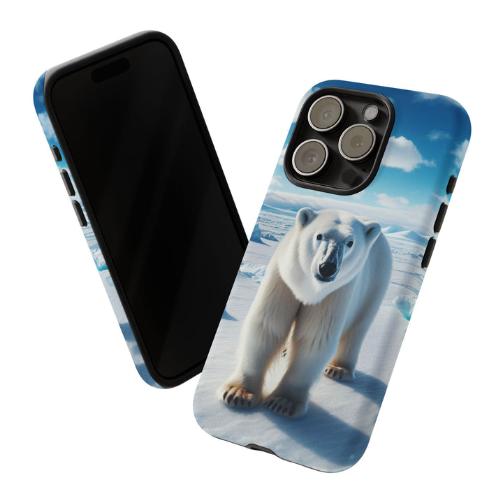 Polar Bear Tough Phone Case - Durable Protector with Arctic Design