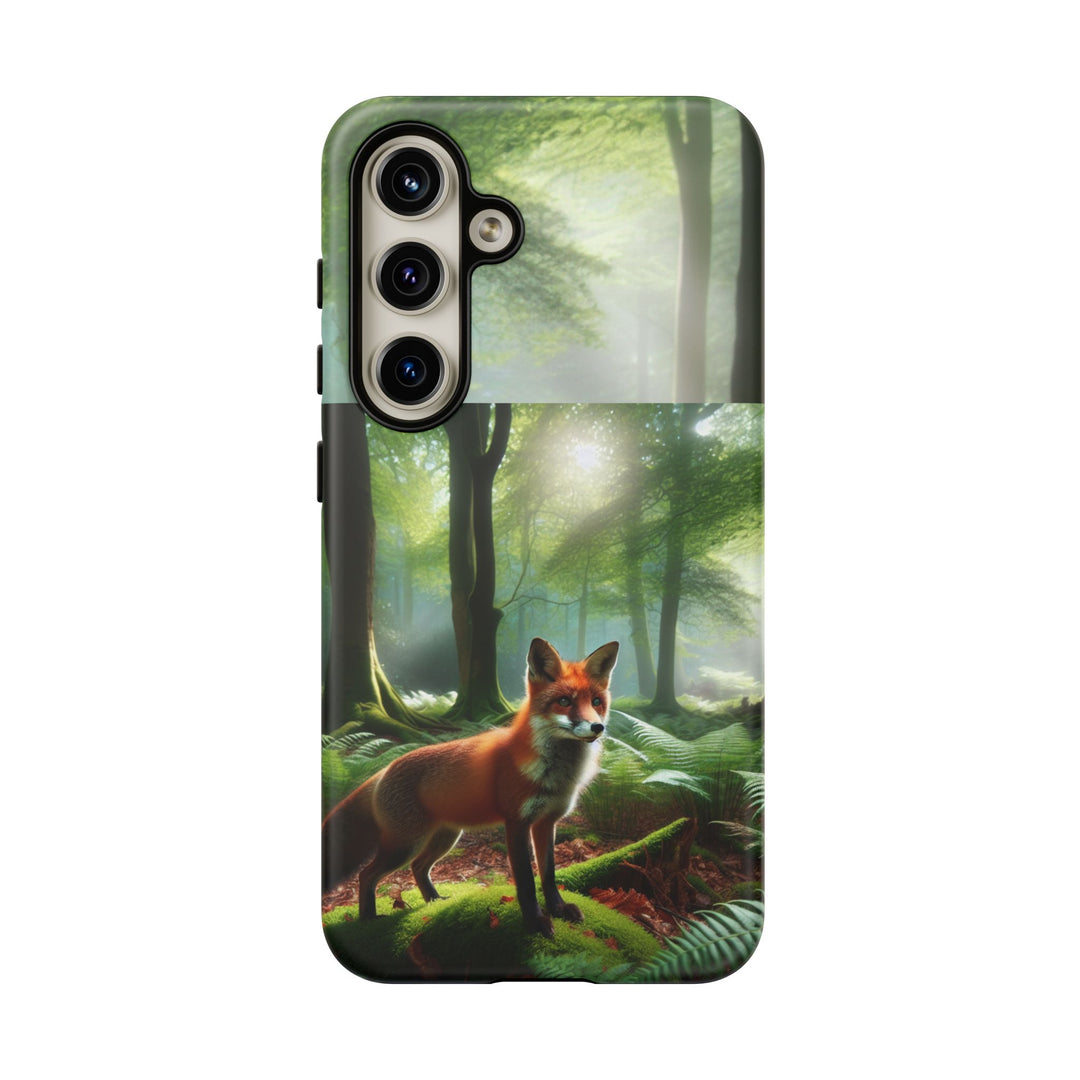 Nature-Inspired Tough Case with Fox Design