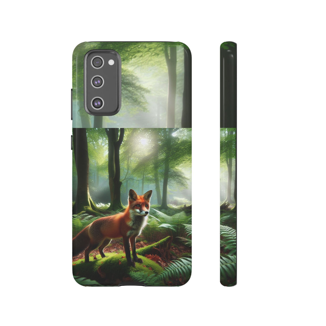 Nature-Inspired Tough Case with Fox Design
