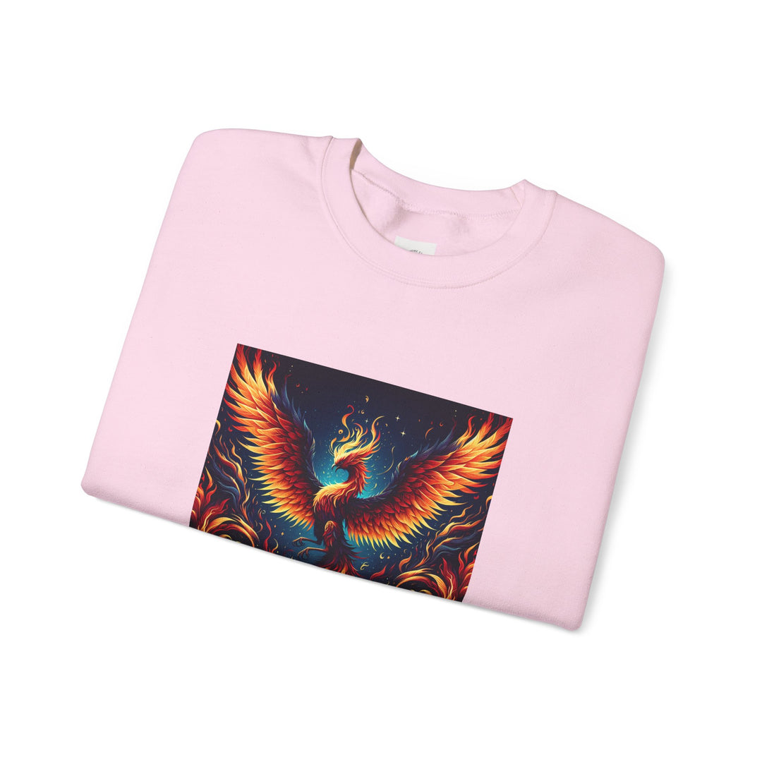 Fiery Phoenix Sweatshirt - Cozy Unisex Crewneck, Gift for Art Lovers