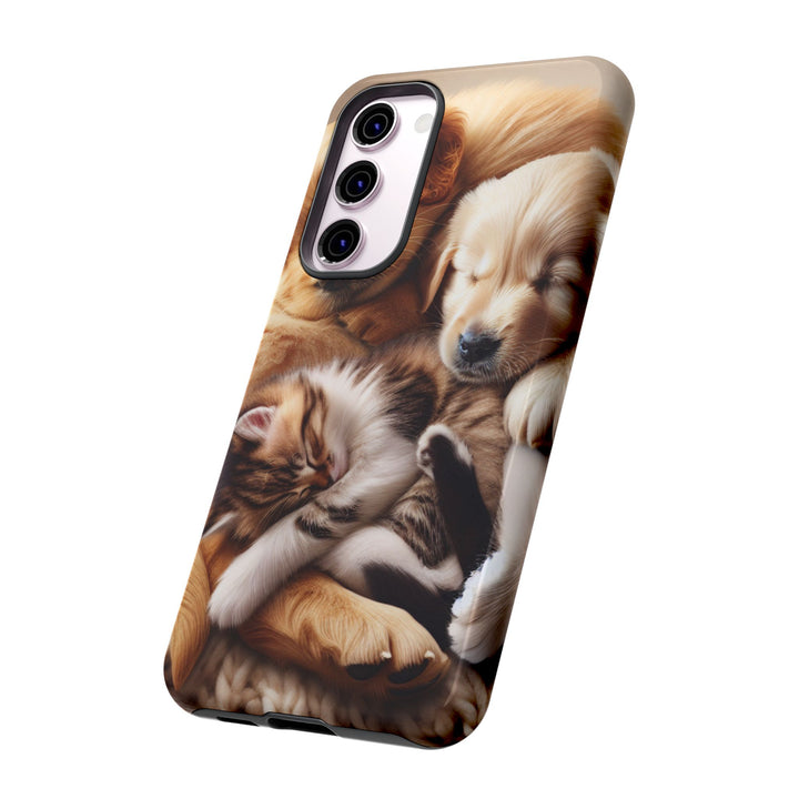 Cute Pets Phone Case - Adorable Dog and Cat Design for Animal Lovers