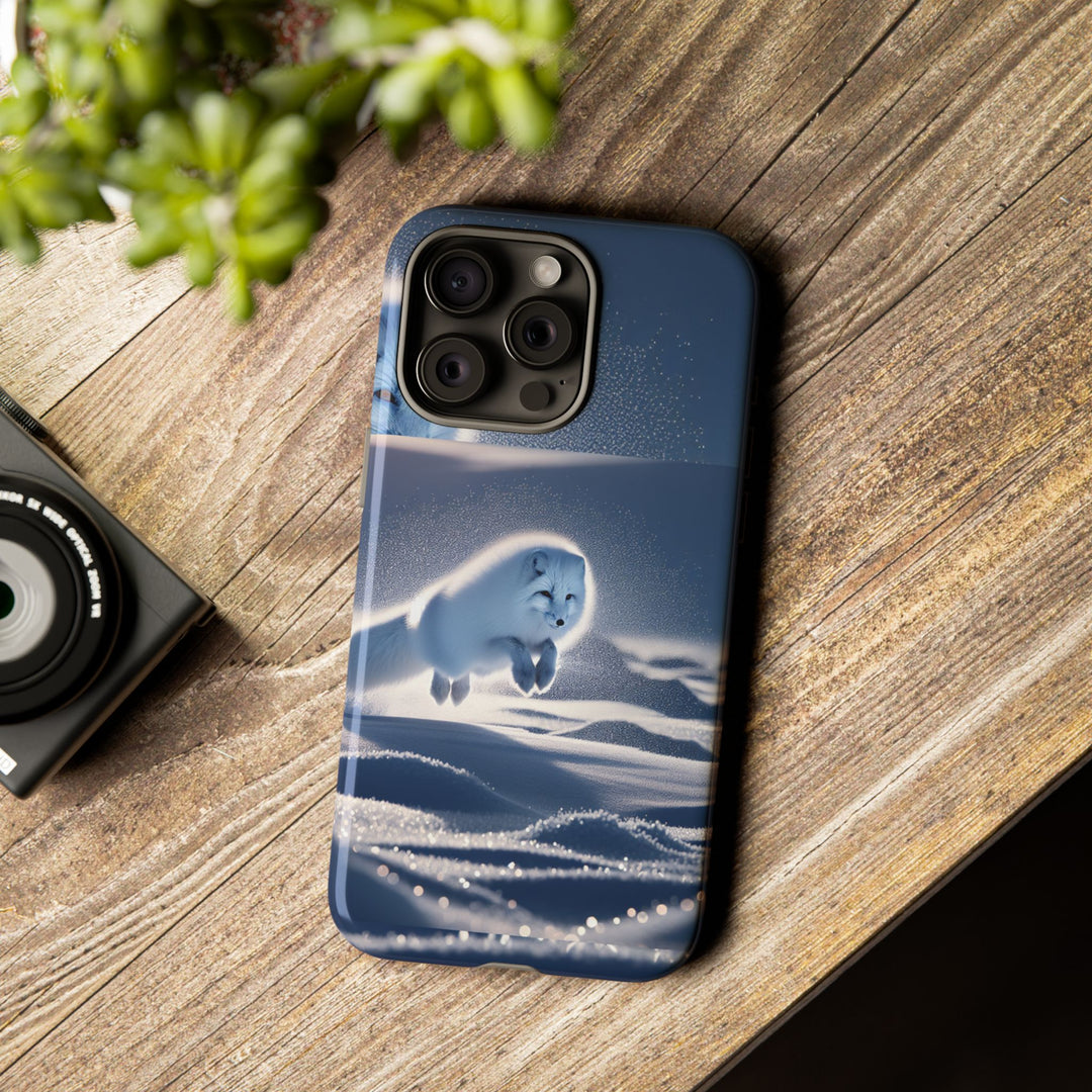 Cute Arctic Fox Phone Case – Tough Protective Cover for Animal Lovers
