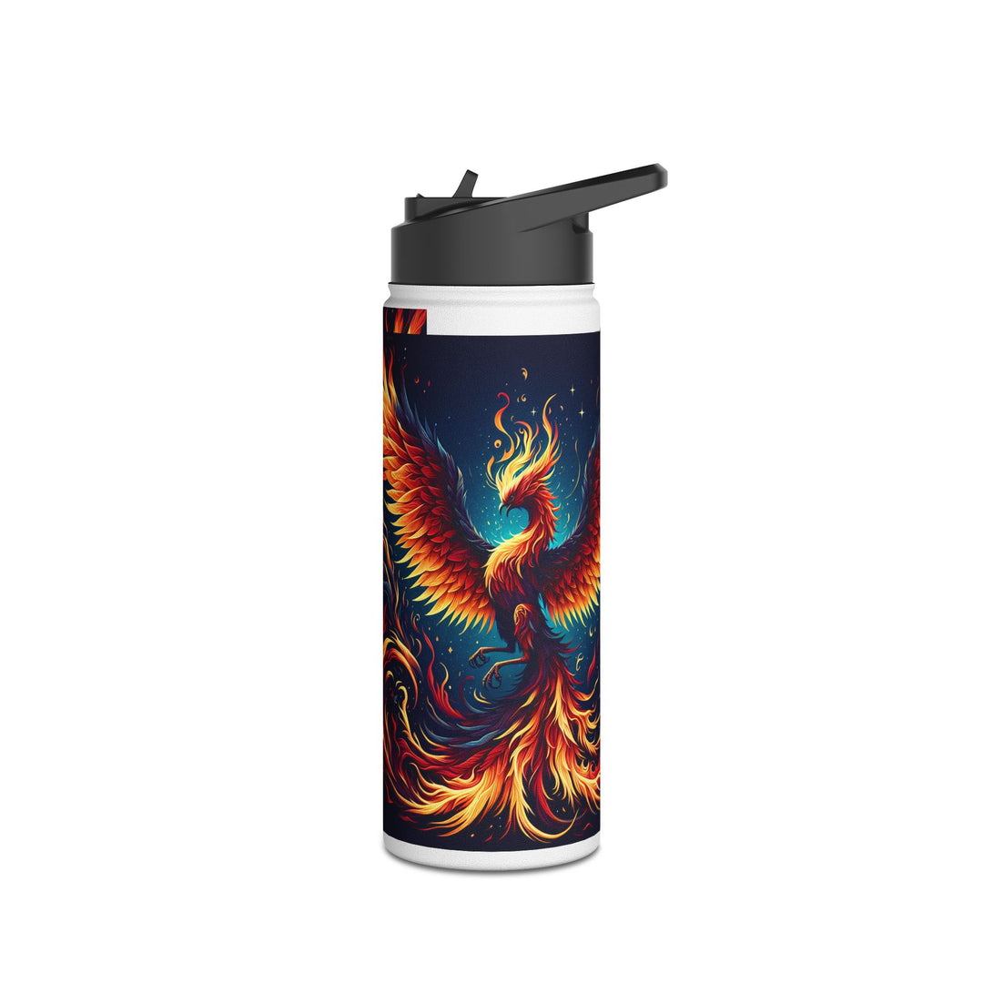 Phoenix Fire Stainless Steel Water Bottle – Inspirational Design for Adventurers