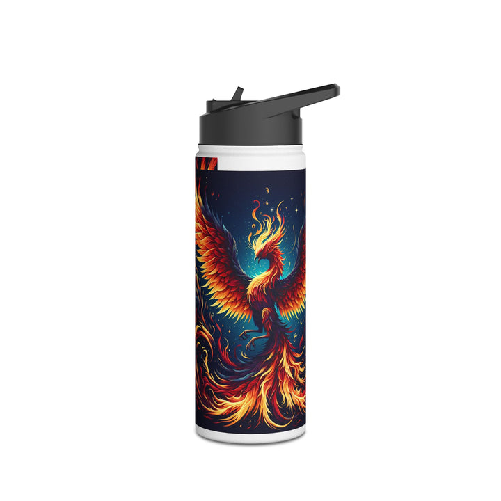Phoenix Fire Stainless Steel Water Bottle – Inspirational Design for Adventurers