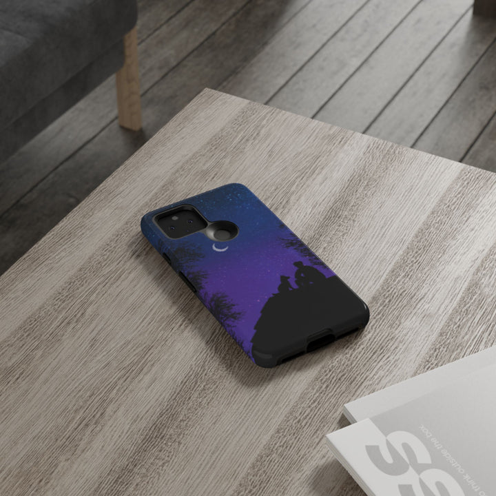 Starry Night Phone Case for Dog Lovers