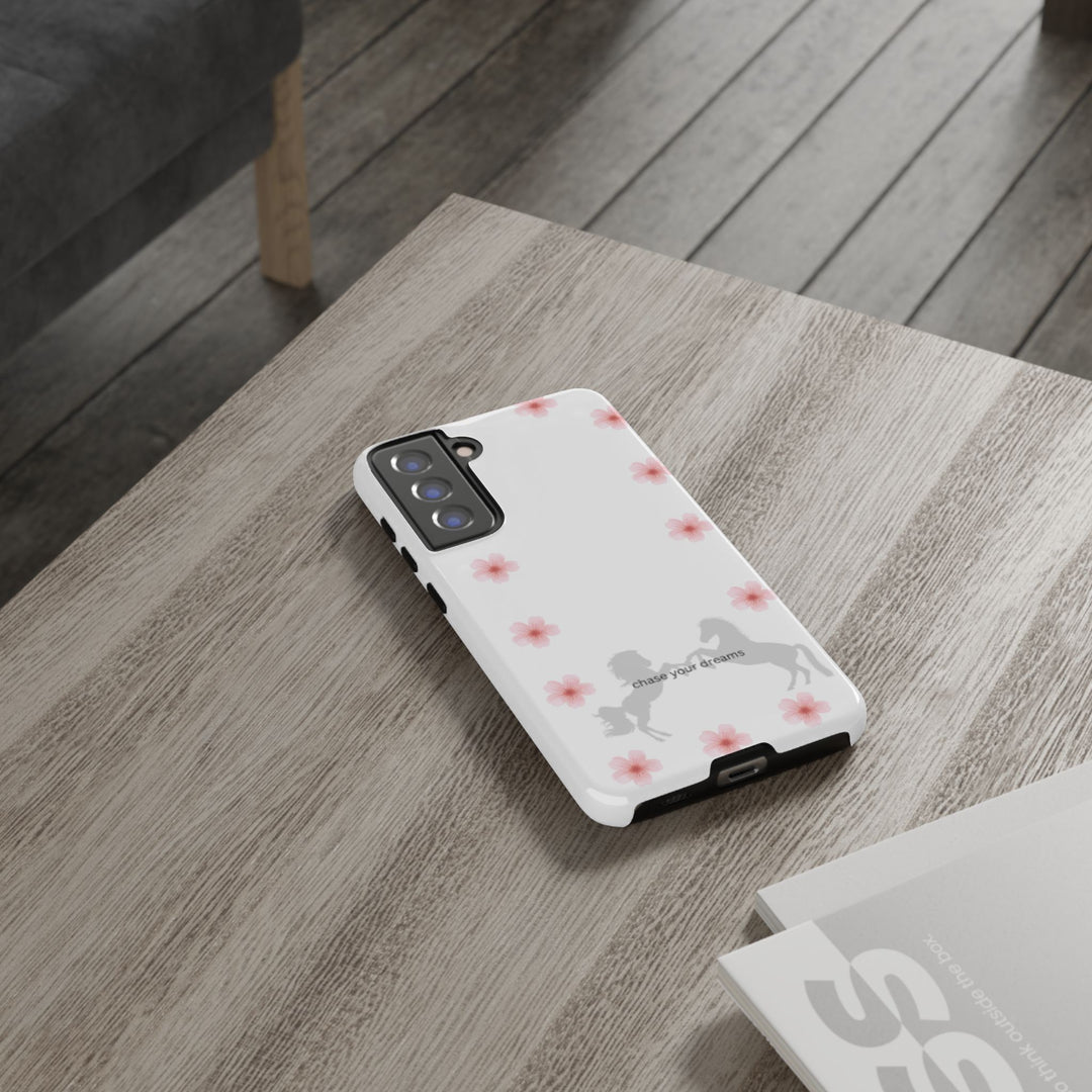 Chase Your Dreams Floral Phone Case