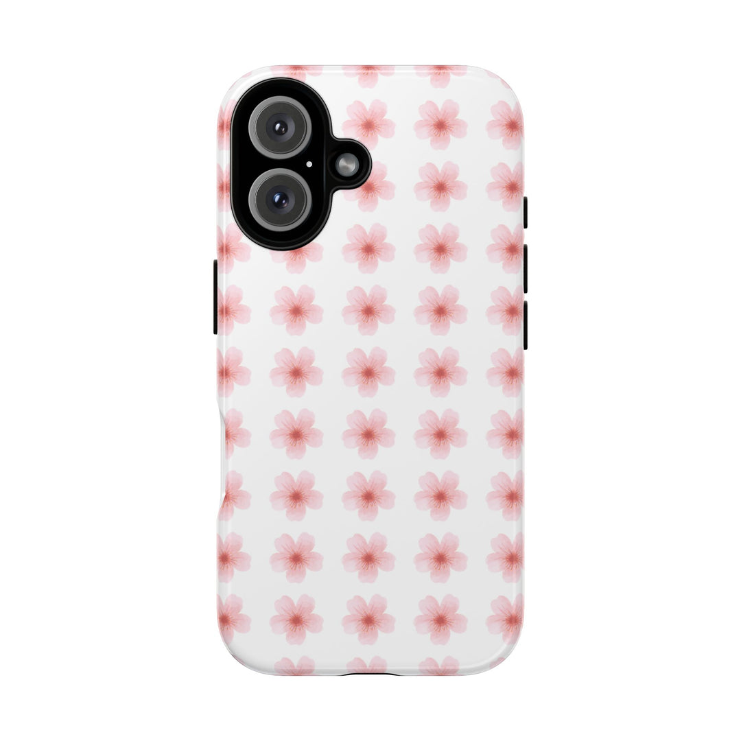 Cherry Blossom Tough Phone Case - Floral Design for Spring & Summer