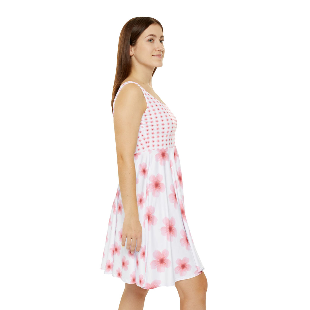 Floral Women's Skater Dress - Charming Summer Style
