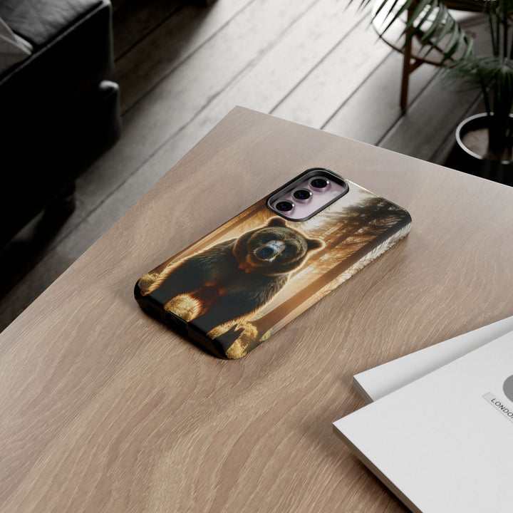 Wildlife Phone Case - Tough Cases with Bear Design, Nature Lover Gift, Animal-Themed Accessories, Eco-Friendly Tech Protection