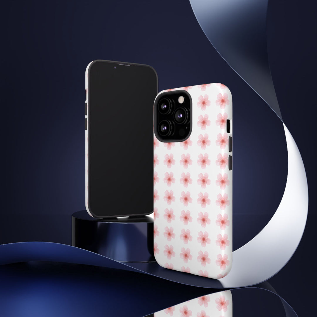Cherry Blossom Tough Phone Case - Floral Design for Spring & Summer