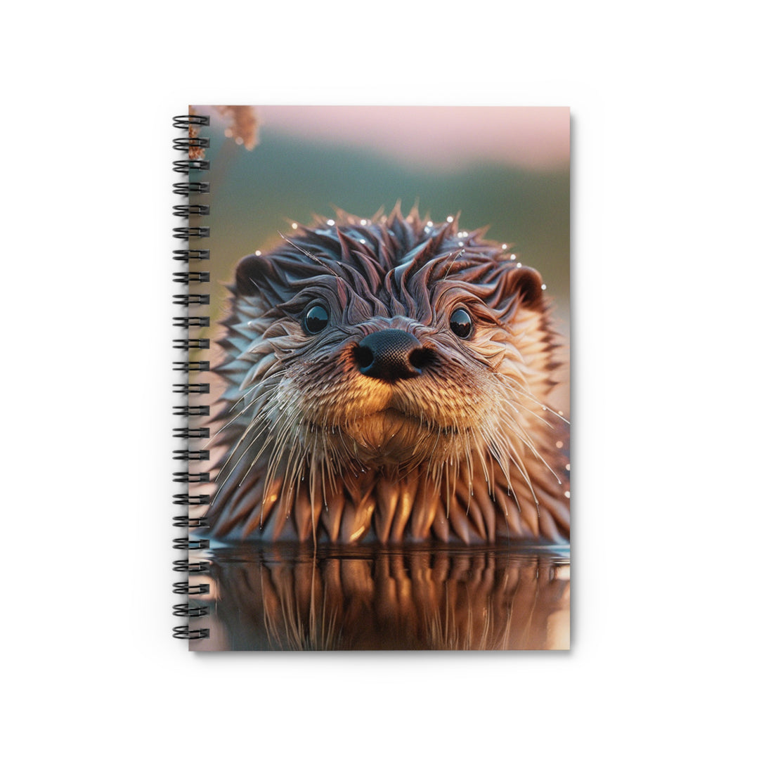 Cute Otter Spiral Notebook - Perfect for School and Journaling