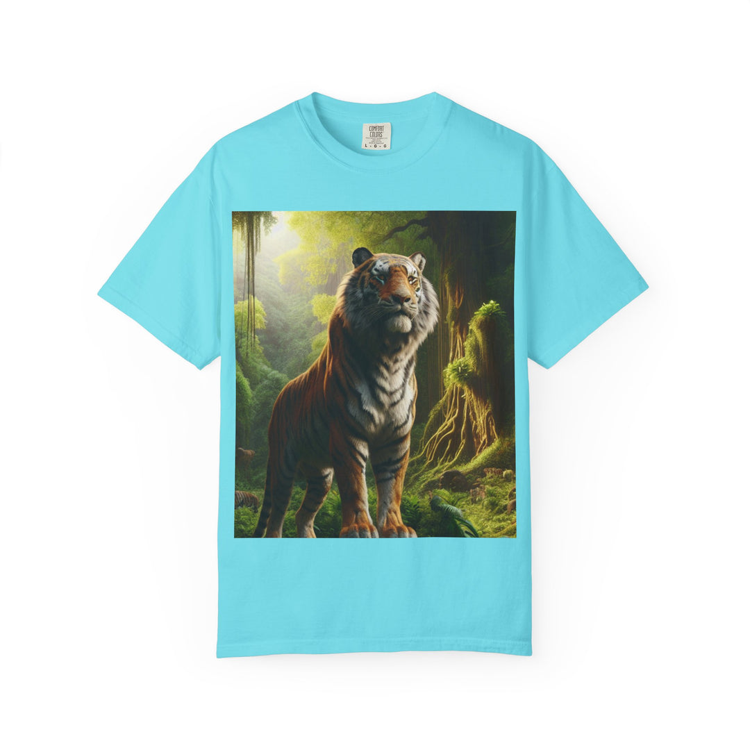 Majestic Tiger Unisex Garment-Dyed T-Shirt