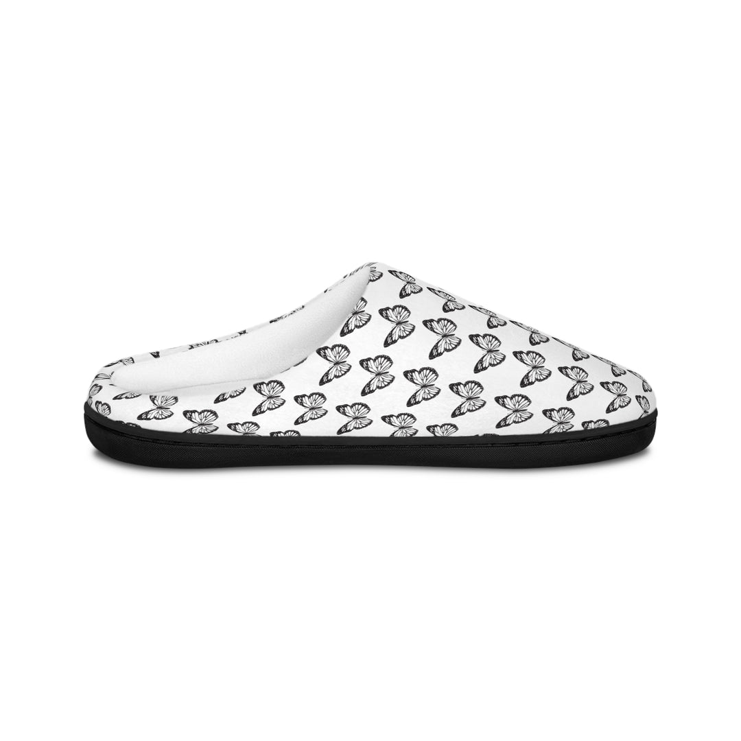 Cozy Butterfly Print Indoor Slippers for Women