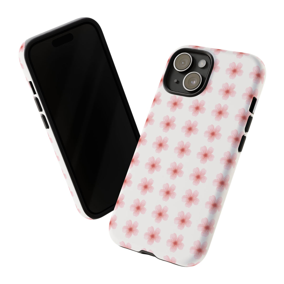 Cherry Blossom Tough Phone Case - Floral Design for Spring & Summer