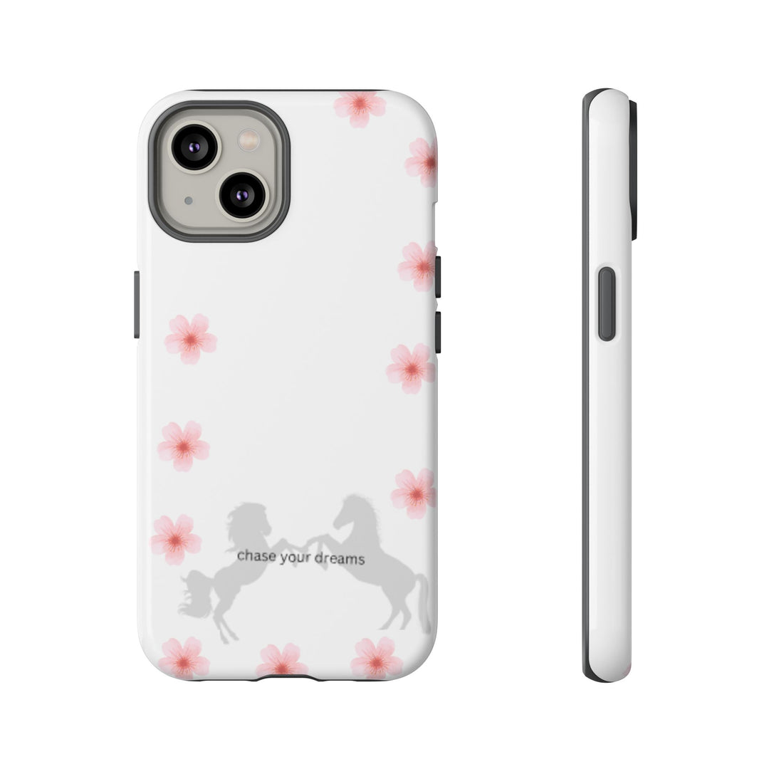 Chase Your Dreams Floral Phone Case