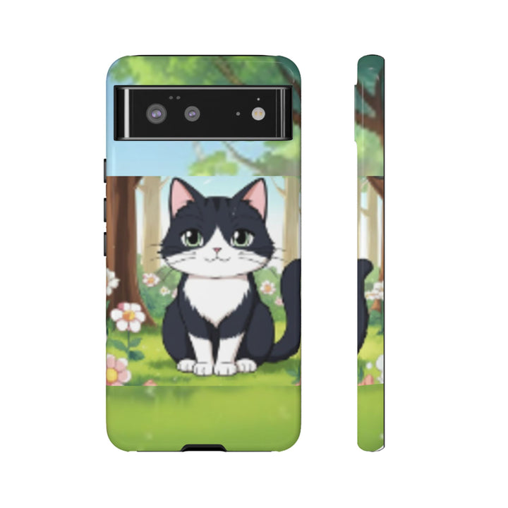 Cute Ai Cat Phone Case - Tough Cases for Animal Lovers