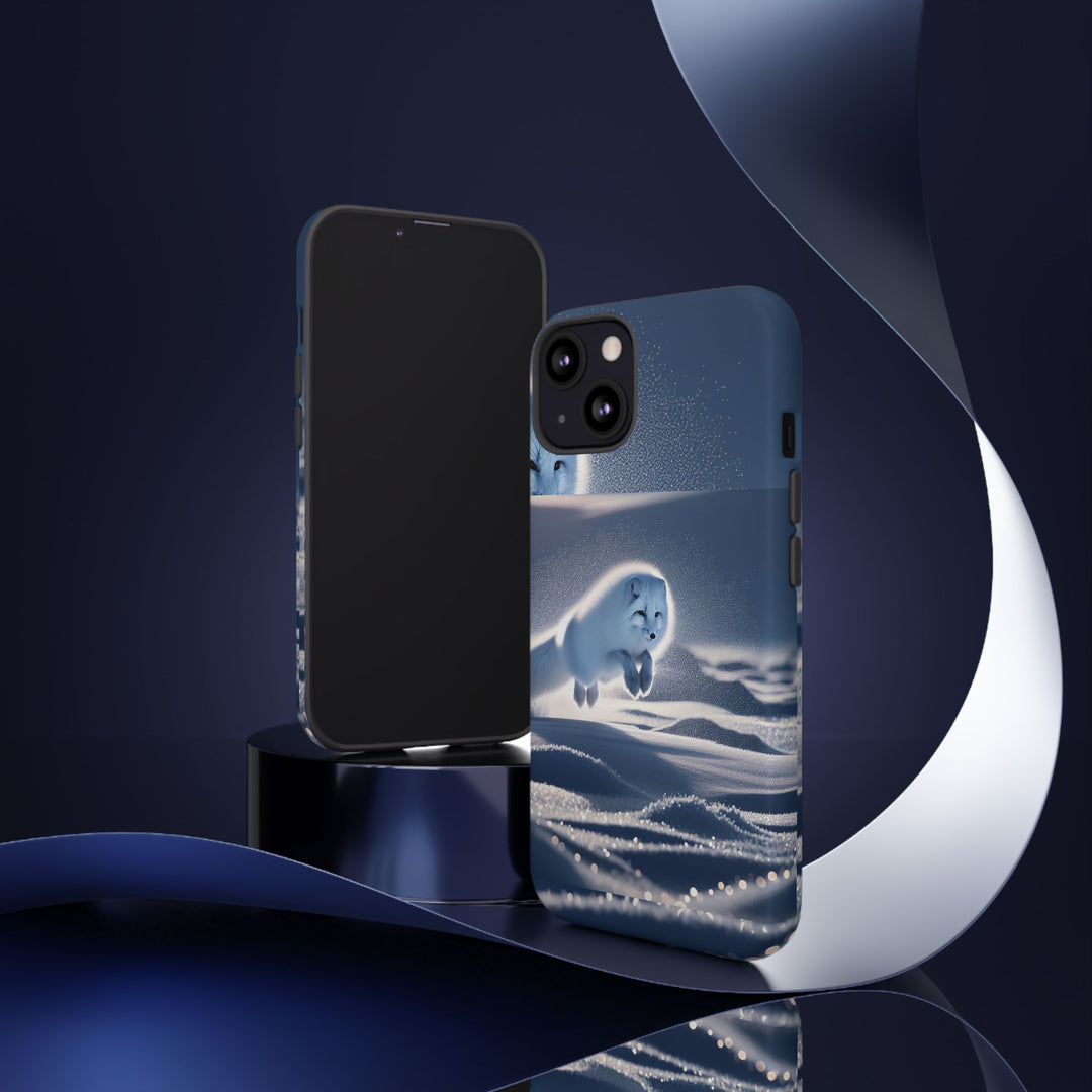 Cute Arctic Fox Phone Case – Tough Protective Cover for Animal Lovers