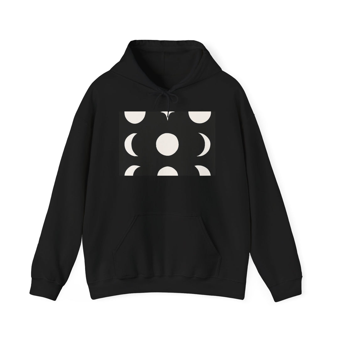 Moon Phases Unisex Hoodie, Cozy Gift for Astrology Lovers, Perfect for Fall, Winter, Art Sweatshirt, Night Sky Apparel