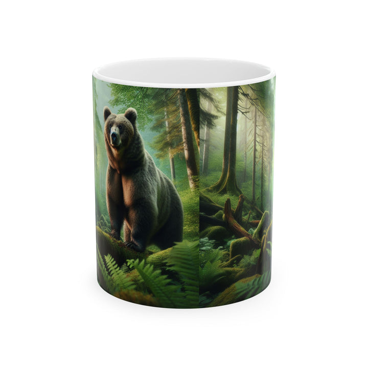 Bear Forest Ceramic Mug - Nature Lover's Drinkware