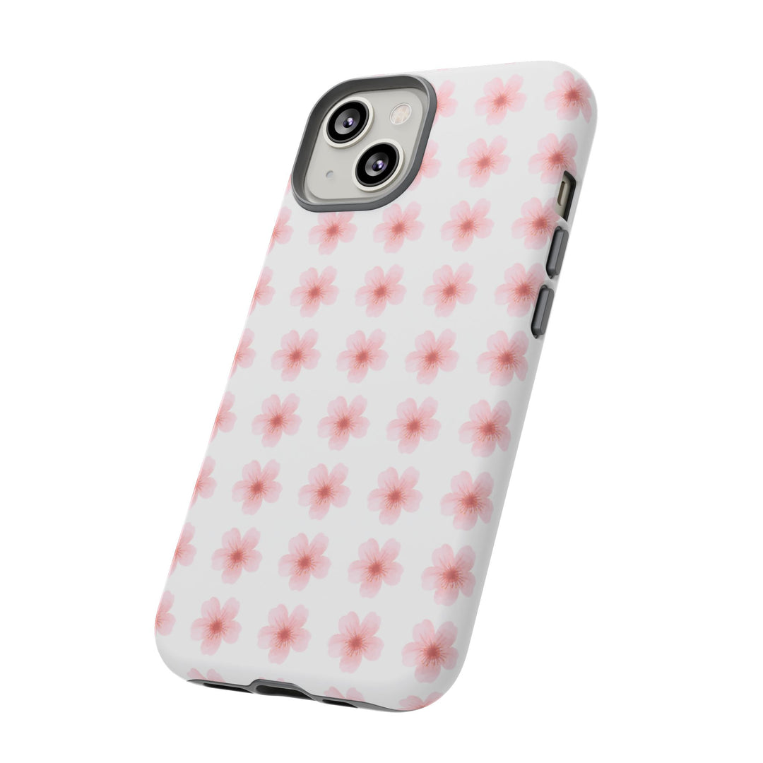 Cherry Blossom Tough Phone Case - Floral Design for Spring & Summer