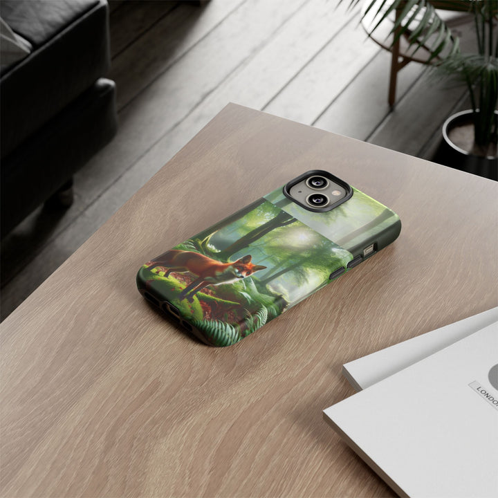 Nature-Inspired Tough Case with Fox Design