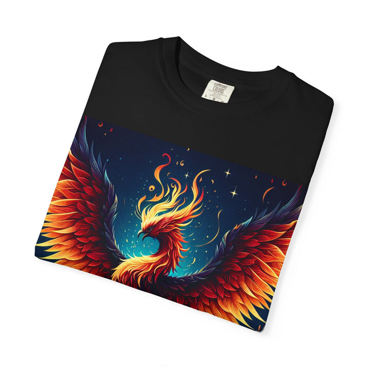 Phoenix Fire Unisex T-Shirt - Artistic Flame Design, Graphic Tee, Trendy Apparel, Gift for Art Lovers, Summer Fashion