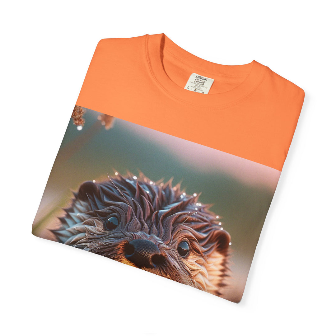 Whimsical Otter Unisex Garment-Dyed T-Shirt - Perfect for Nature Lovers