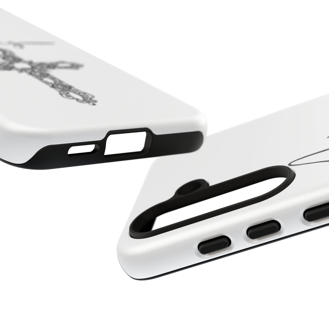 Stylish Tough Case with Jesus Design - Faith-Inspired Phone Cover, Christian Gift, Custom Phone Accessory, Unique Cell Phone Case