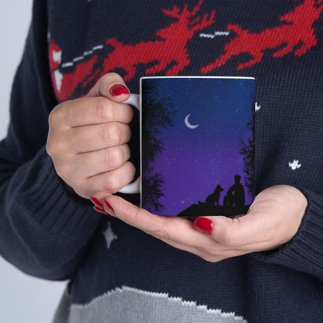 Starry Night Ceramic Mug - 11oz & 15oz | Perfect for Stargazers & Coffee Lovers