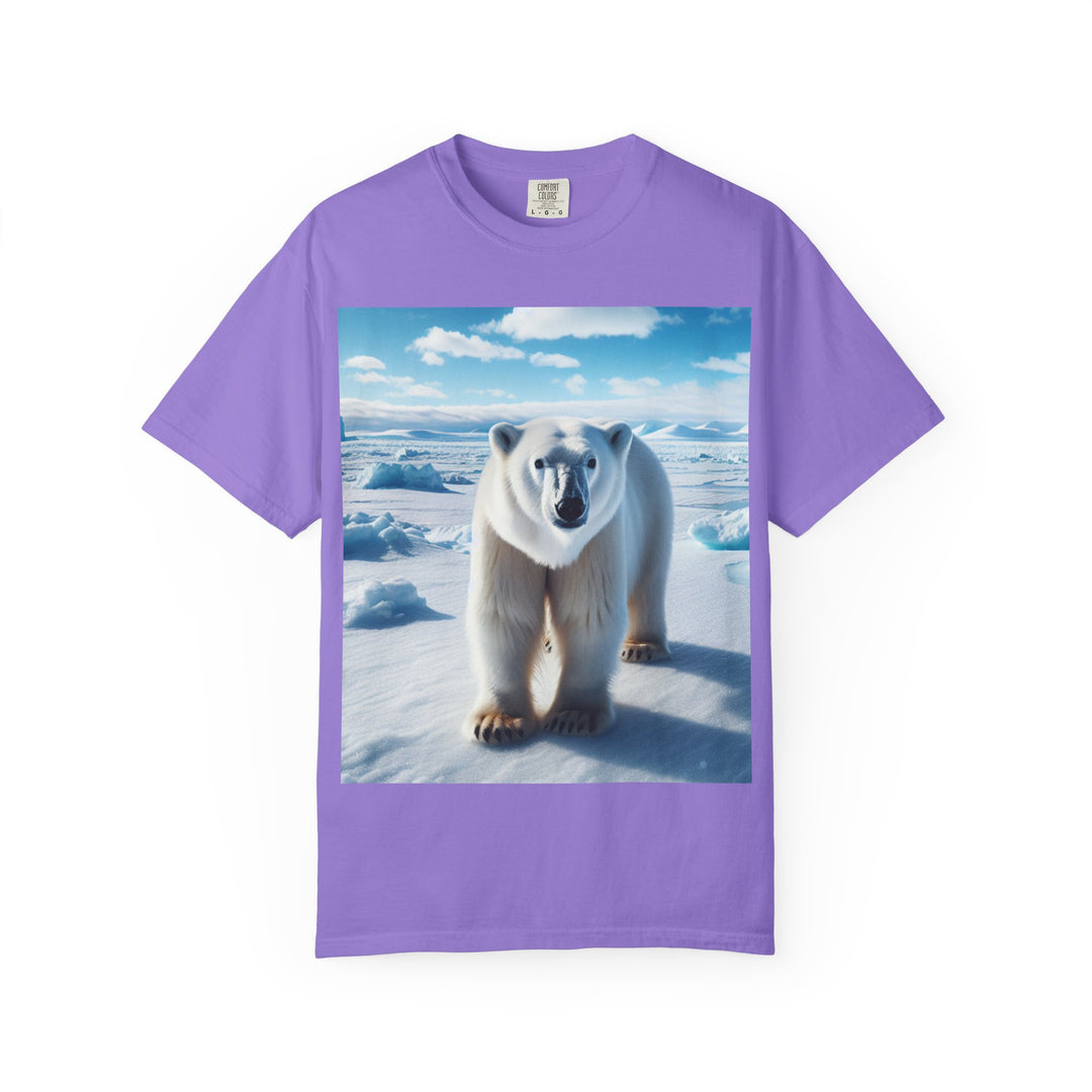 Polar Bear Graphic Unisex Garment-Dyed T-Shirt