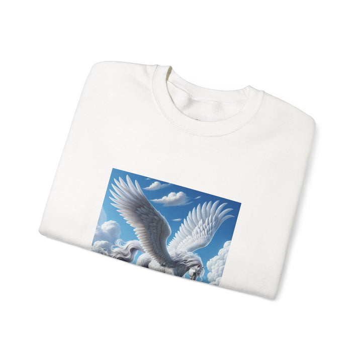 Mythical Pegasus Crewneck Sweatshirt, Cozy Unicorn Gift, Fantasy Apparel, Perfect for Fall, Unique Unisex Sweatshirt