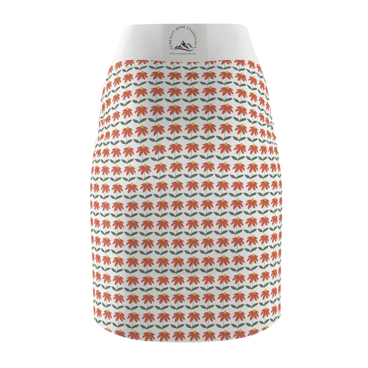Floral Print Women's Pencil Skirt – Stylish & Comfortable for Any Occasion