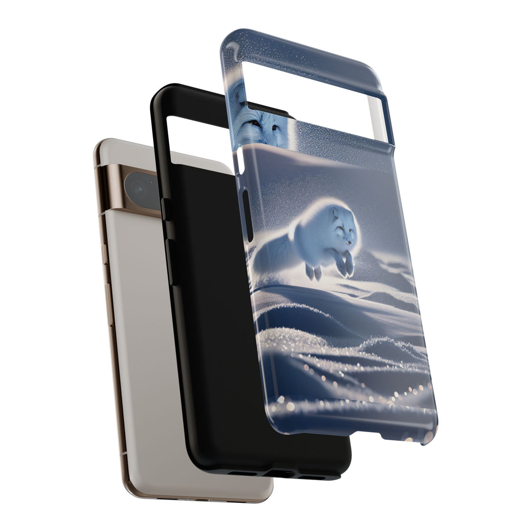Cute Arctic Fox Phone Case – Tough Protective Cover for Animal Lovers