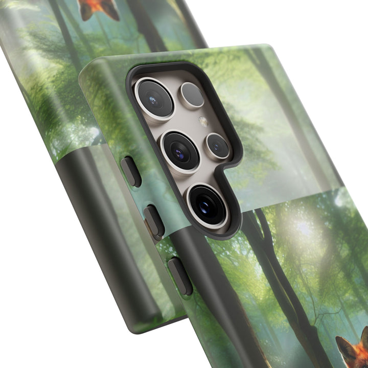 Nature-Inspired Tough Case with Fox Design