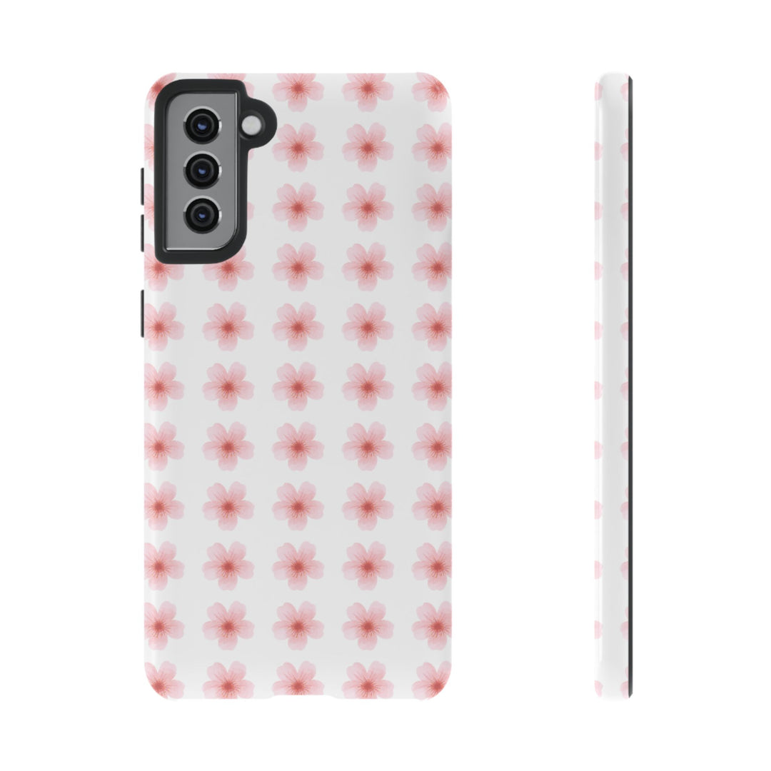 Cherry Blossom Tough Phone Case - Floral Design for Spring & Summer