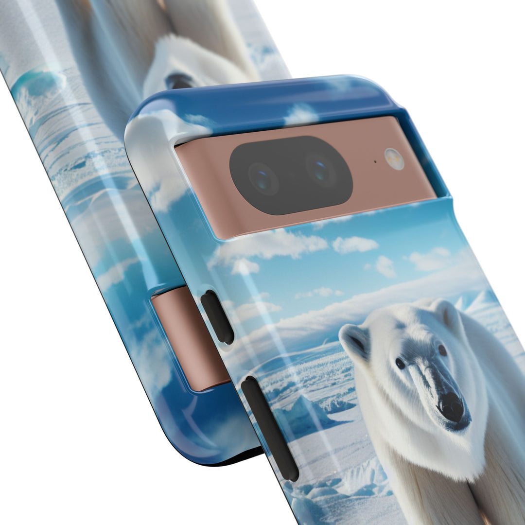 Polar Bear Tough Phone Case - Durable Protector with Arctic Design