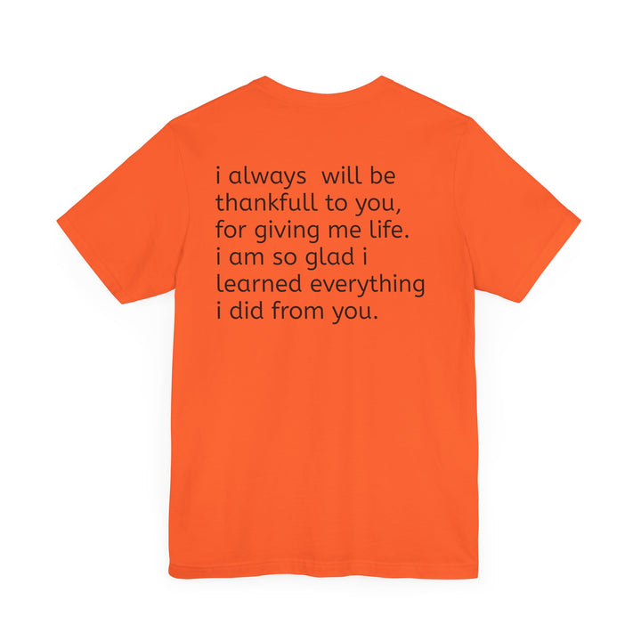 Love You Mom Short Sleeve Tee - Thankful Gift for Mother's Day