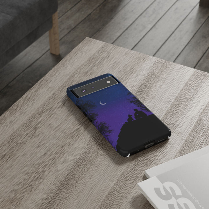 Starry Night Phone Case for Dog Lovers