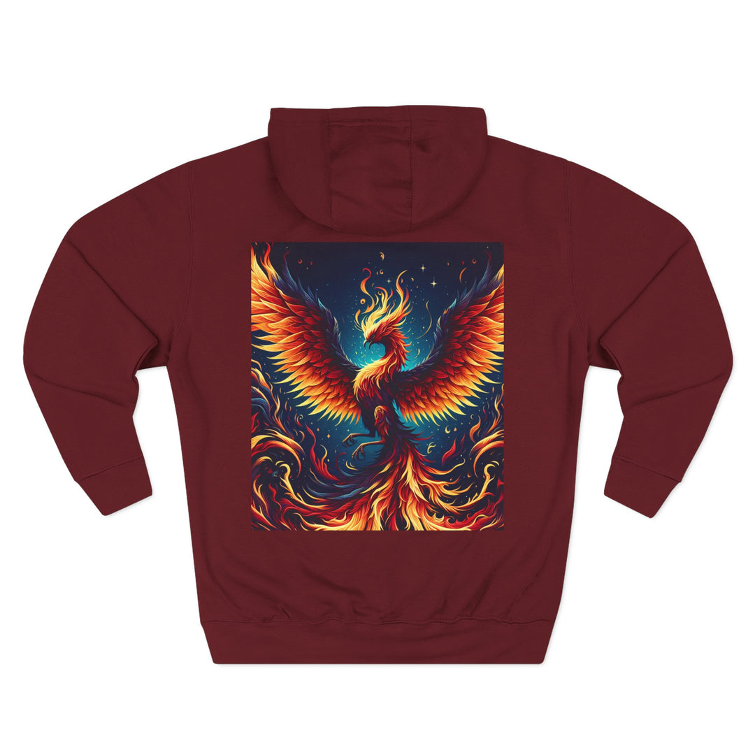 Three-Panel Fleece Hoodie