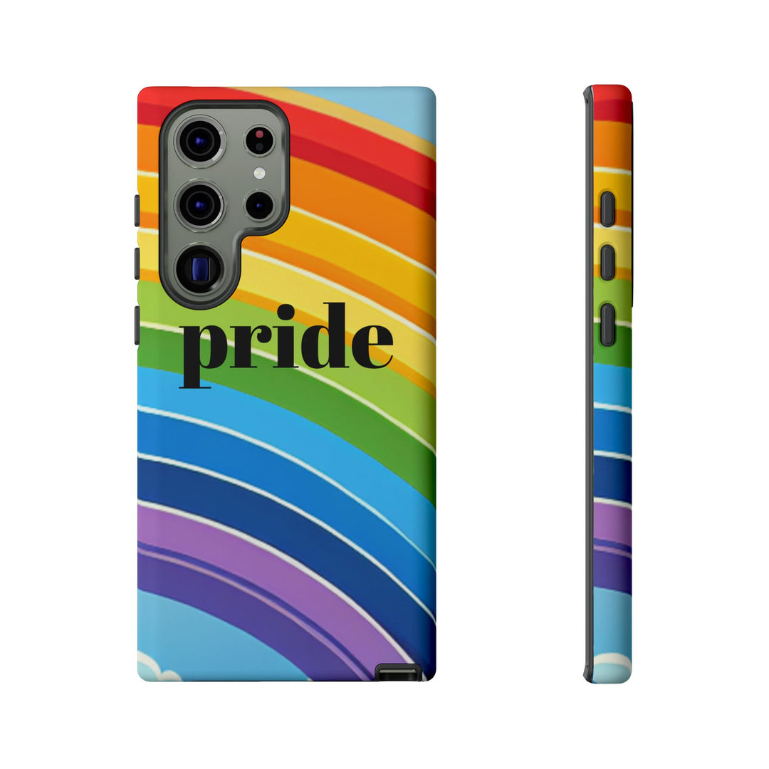 Pride Phone Case - Rainbow Gradient, LGBTQ+ Accessory, Colorful Phone Cover, Unique Gift for Pride Month, Phone Protection