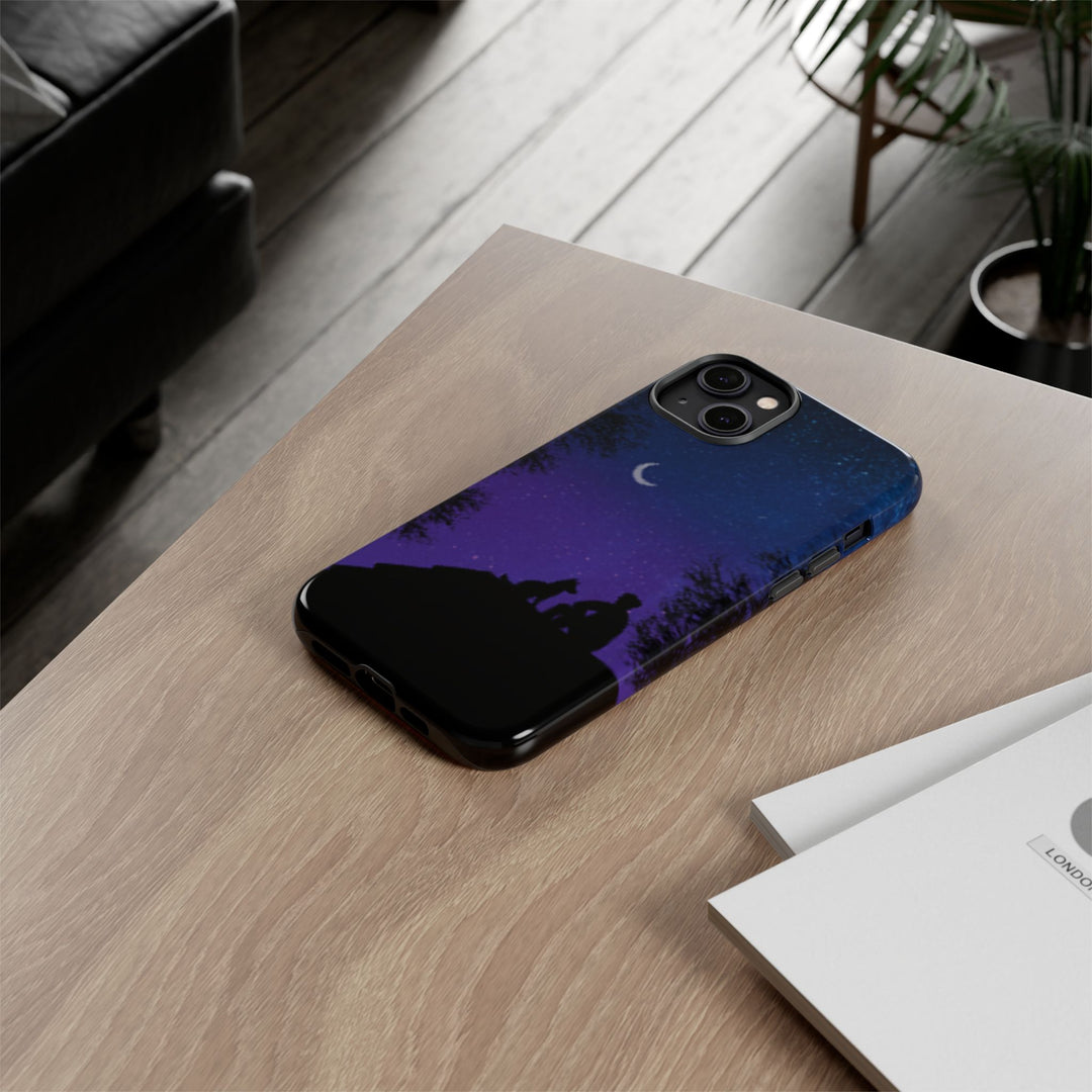 Starry Night Phone Case for Dog Lovers