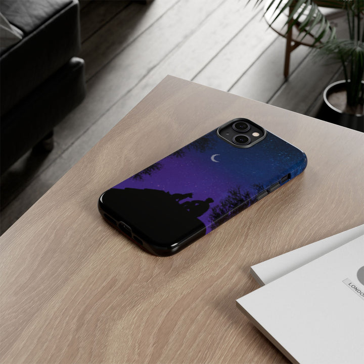Starry Night Phone Case for Dog Lovers