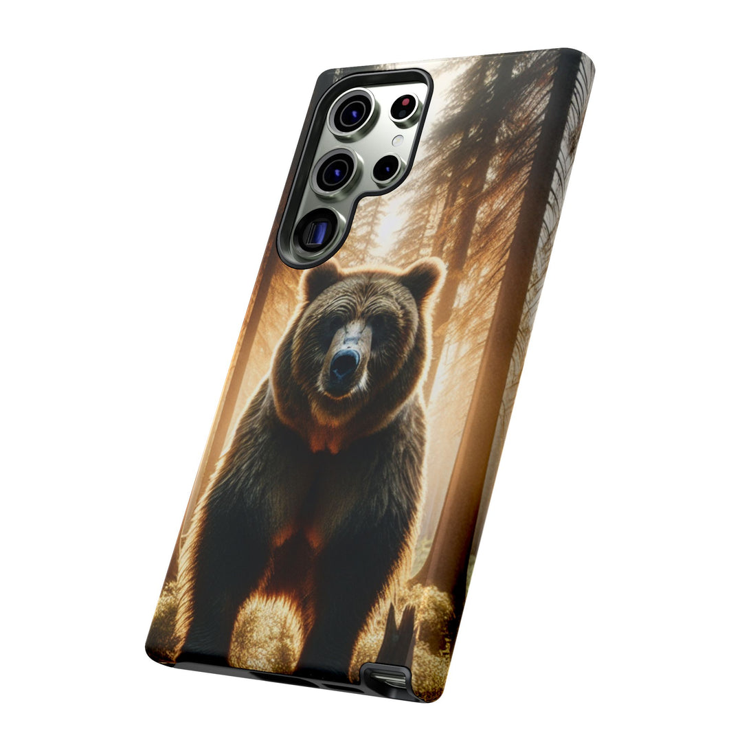 Wildlife Phone Case - Tough Cases with Bear Design, Nature Lover Gift, Animal-Themed Accessories, Eco-Friendly Tech Protection